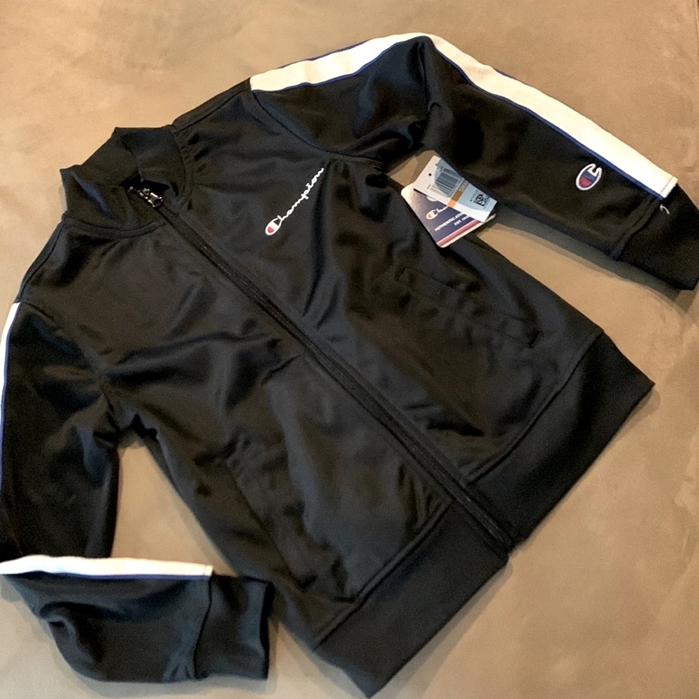 Champion Zip-up Jacket Black Size Small